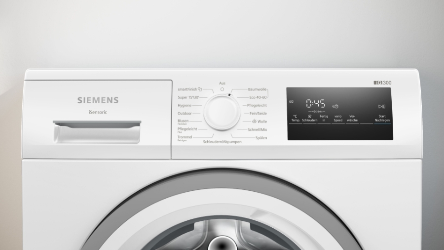 Siemens WM14N127 iQ300, Waschmaschine, Frontlader, 8 kg, 1400 U/min. 