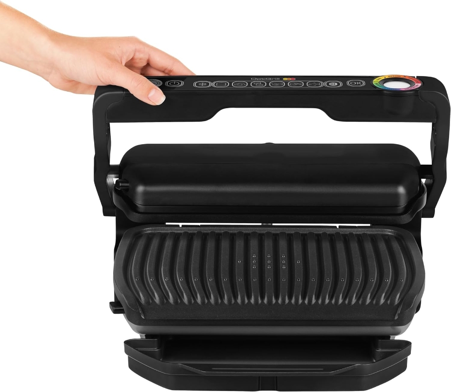 Tefal GC7058 Optigrill Tefal Kontaktgrill Schwarz 