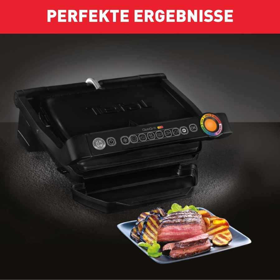 Tefal GC7058 Optigrill Tefal Kontaktgrill Schwarz 