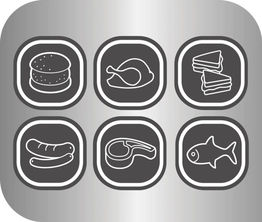 Tefal GC7058 Optigrill Tefal Kontaktgrill Schwarz 