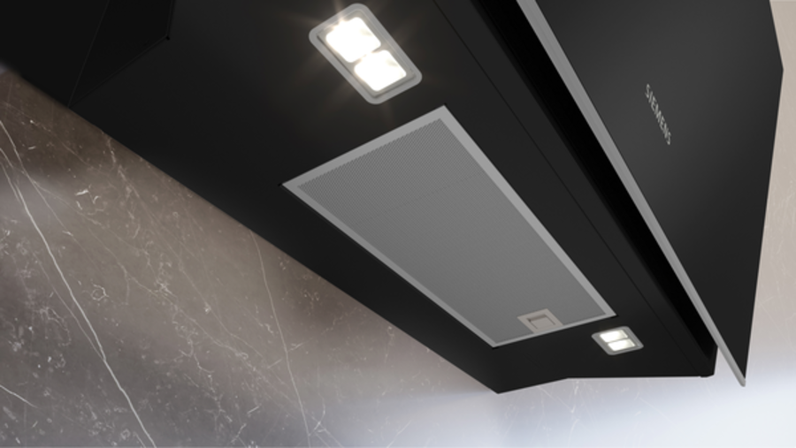 Siemens LC91KLT60 iQ700, Wandesse 90 cm Klarglas schwarz