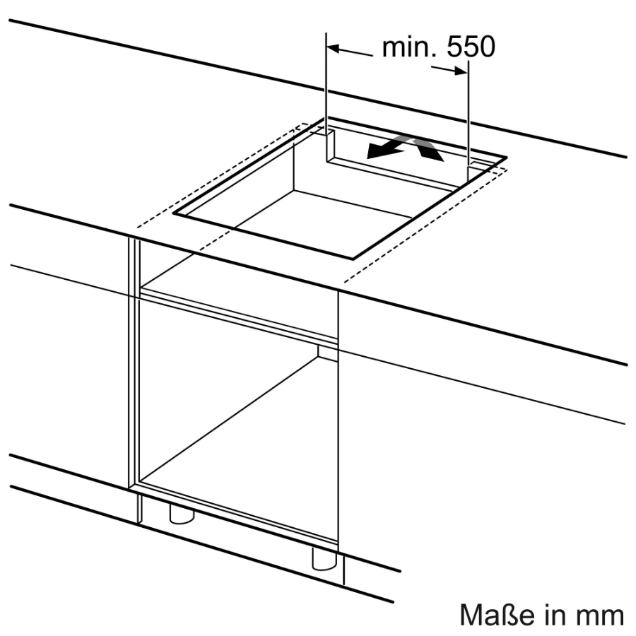 Neff T66STY4L0 N 90 Induktionskochfeld 60cm autark m.Twistpad  erweiterte Flexzonen, Edelstahlrahmen, Wi-Fi