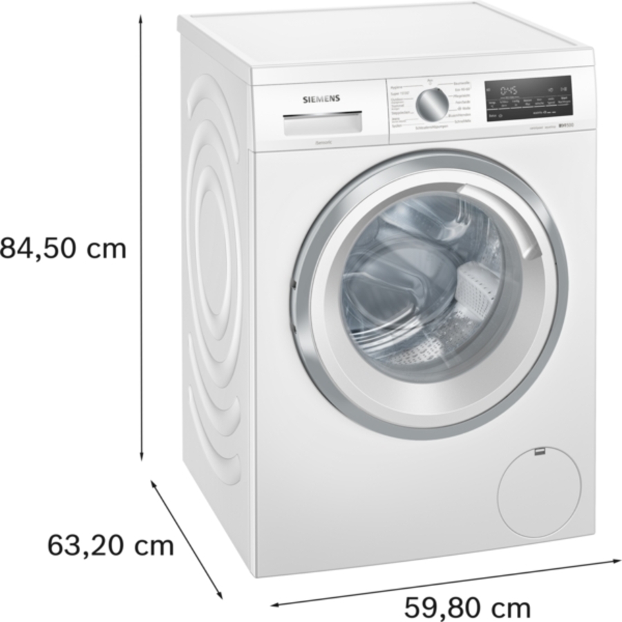 Siemens WU14UT91 iQ500, Waschmaschine, unterbaufähig - Frontlader, 9 kg, 1400 U/min.