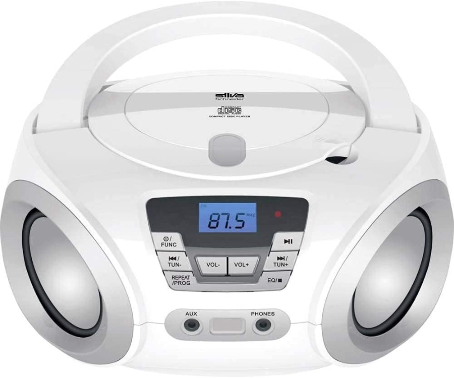 Silva Schneider PCD 19.1 Portable Radio-/CD-Player weiß 210716