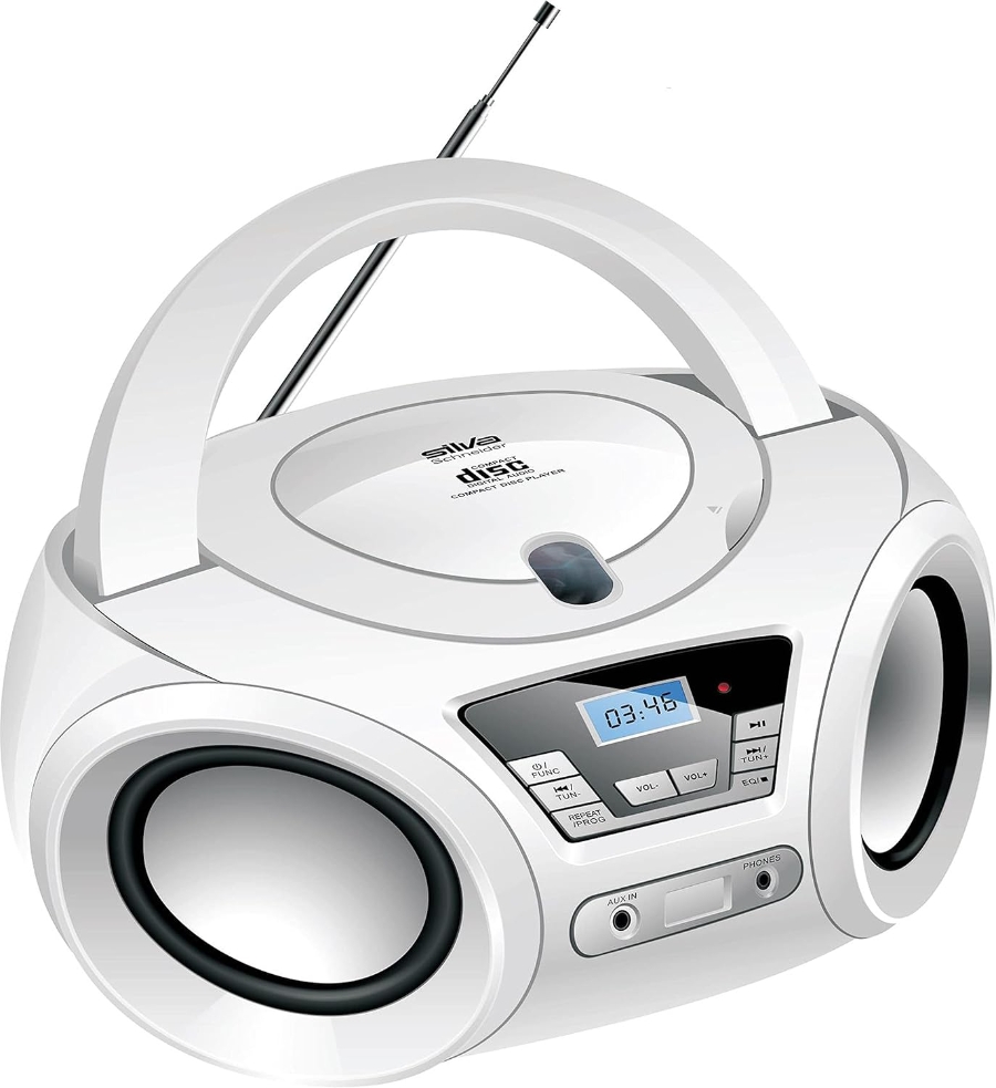 Silva Schneider PCD 19.1 Portable Radio-/CD-Player weiß 210716