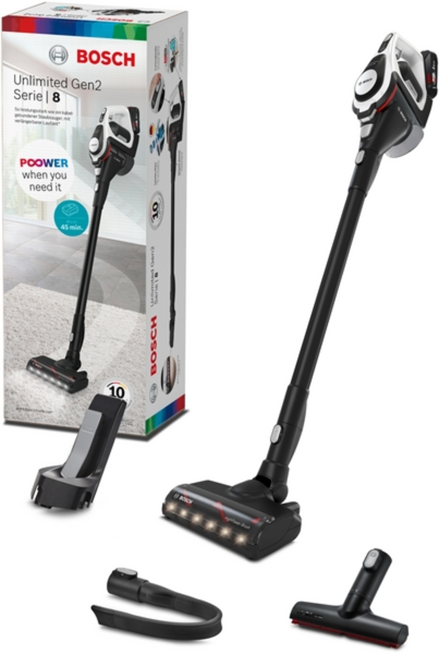 Bosch BKS8214W Hand-Akkusauger Unlimited 8 Gen2  Weiß 