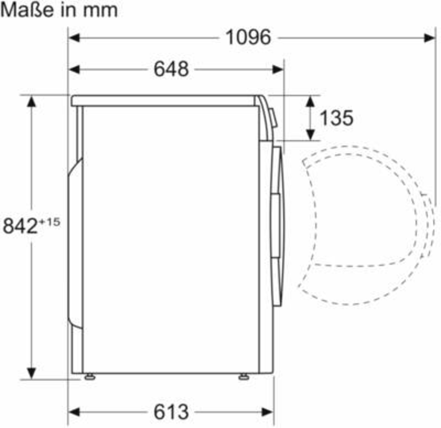 Siemens WQ33G2D175 iQ500  Wärmepumpen-Trockner 8 kg A+++ 