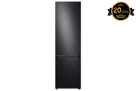 Samsung RB38C7B6BB1  Bespoke  Kühl-Gefrierkombination Schwarz ,387 l NoFrost,Twin&Metal Cooling