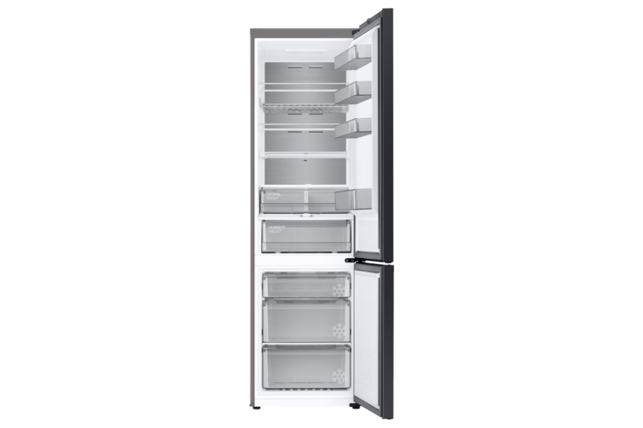 Samsung RB38C7B6BB1  Bespoke  Kühl-Gefrierkombination Schwarz ,387 l NoFrost,Twin&Metal Cooling