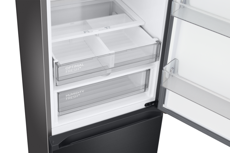 Samsung RB38C7B6BB1  Bespoke  Kühl-Gefrierkombination Schwarz ,387 l NoFrost,Twin&Metal Cooling