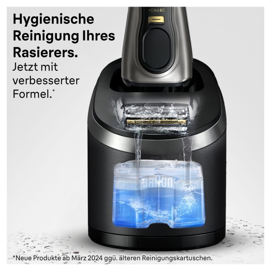 Braun Personal Care 3-in-1 ShaverCare, 8er Pack Reinigungskartuschen, für Reinigungsstation, Hygienische Reinigung