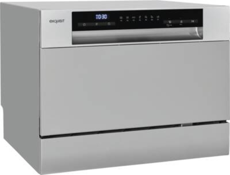 Exquisit GSP206-030D Tisch-Geschirrspüler Silber 