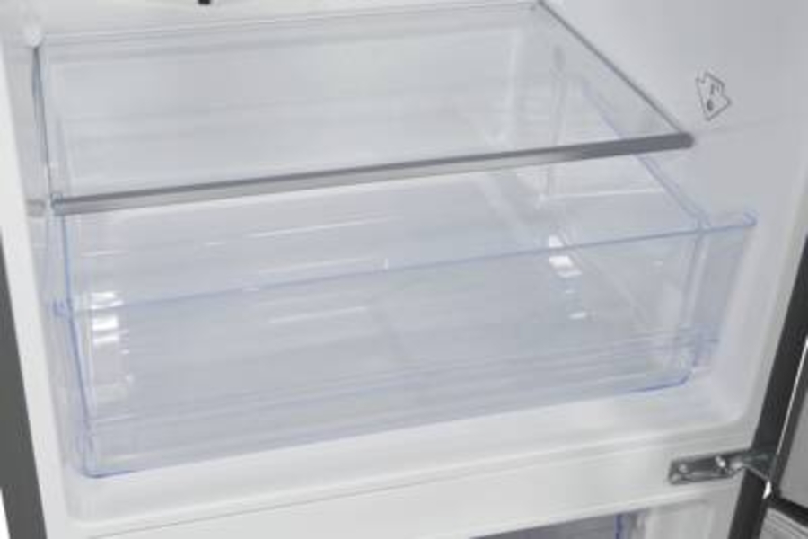 Exquisit KGC265-70-010E Kühl-/Gefrierkombination Stand Inox-Look 