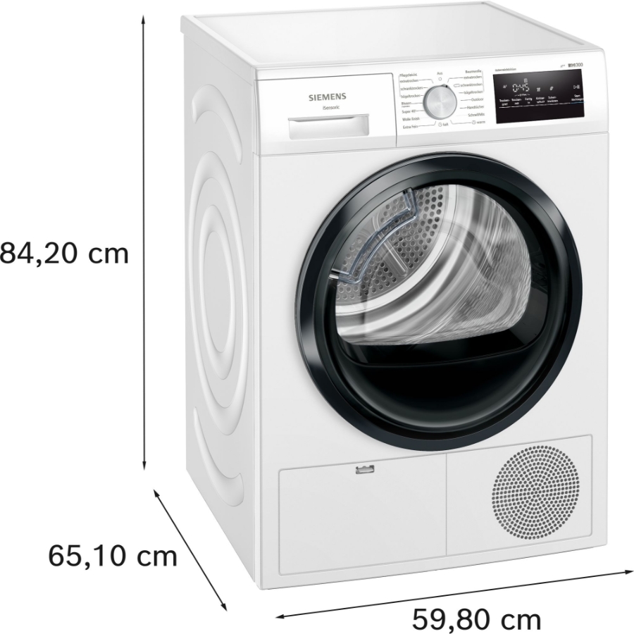 Siemens WT45HVU5AT iQ300 Wärmepumpen-Trockner 8 kg A++ 