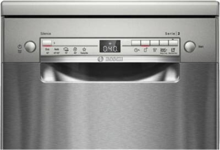 Bosch SPS2HMI42E Serie 2 Geschirrspüler Stand 45 cm Silber Inox 
