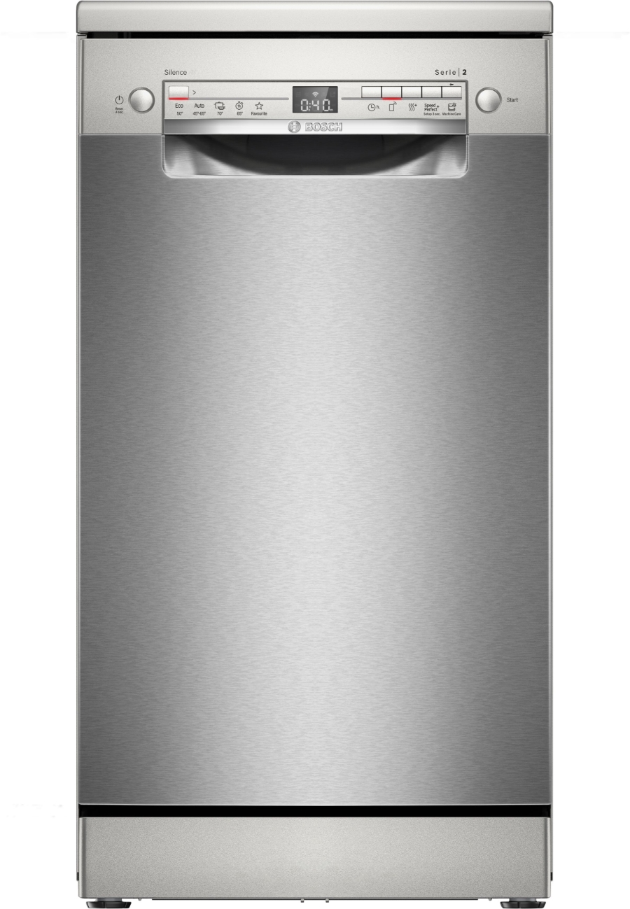 Bosch SPS2HMI42E Serie 2 Geschirrspüler Stand 45 cm Silber Inox 