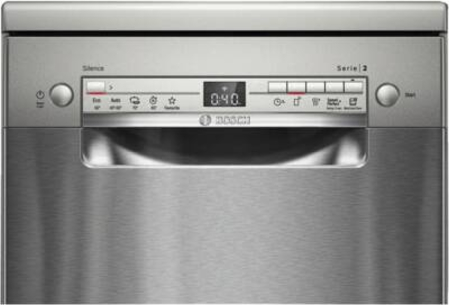 Bosch SPS2HMI42E Serie 2 Geschirrspüler Stand 45 cm Silber Inox 