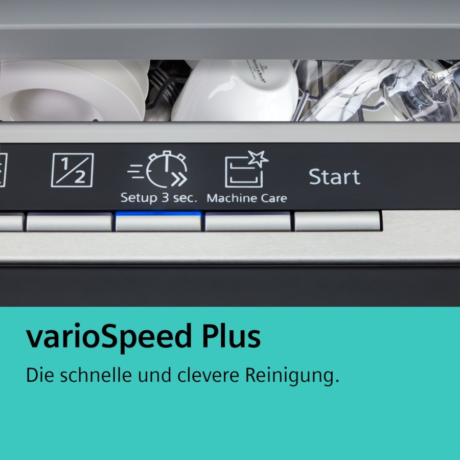 Siemens SX65ZX07CE iQ500 Vollintegrierter Geschirrspüler, 60 cm, XXL "86,5cm Nische"