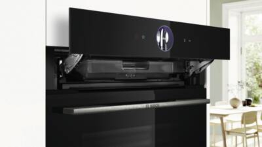 Bosch HSG7364B1 Serie 8  Einbau-Dampfbackofen 60 x 60 cm Schwarz 