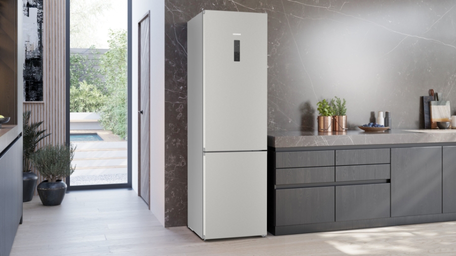 Siemens KG39NXICF Kühl-/Gefrierkombination Stand NoFrost Edelstahl , 203 x 60 cm