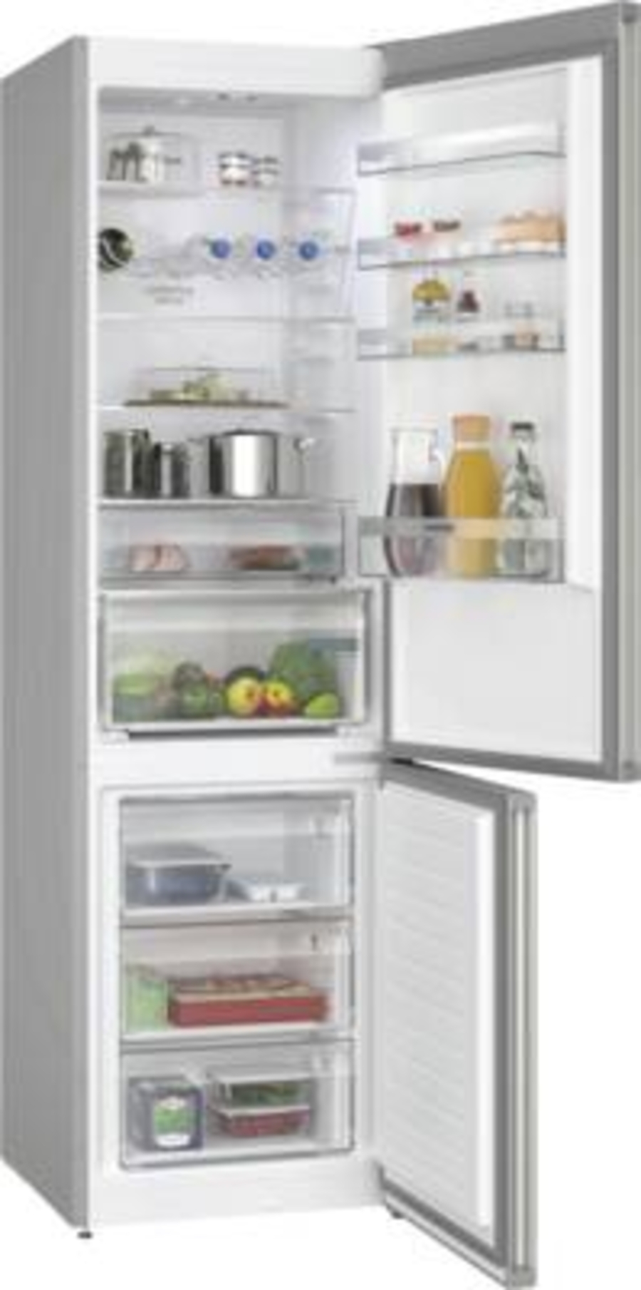 Siemens KG39NXICF Kühl-/Gefrierkombination Stand NoFrost Edelstahl , 203 x 60 cm