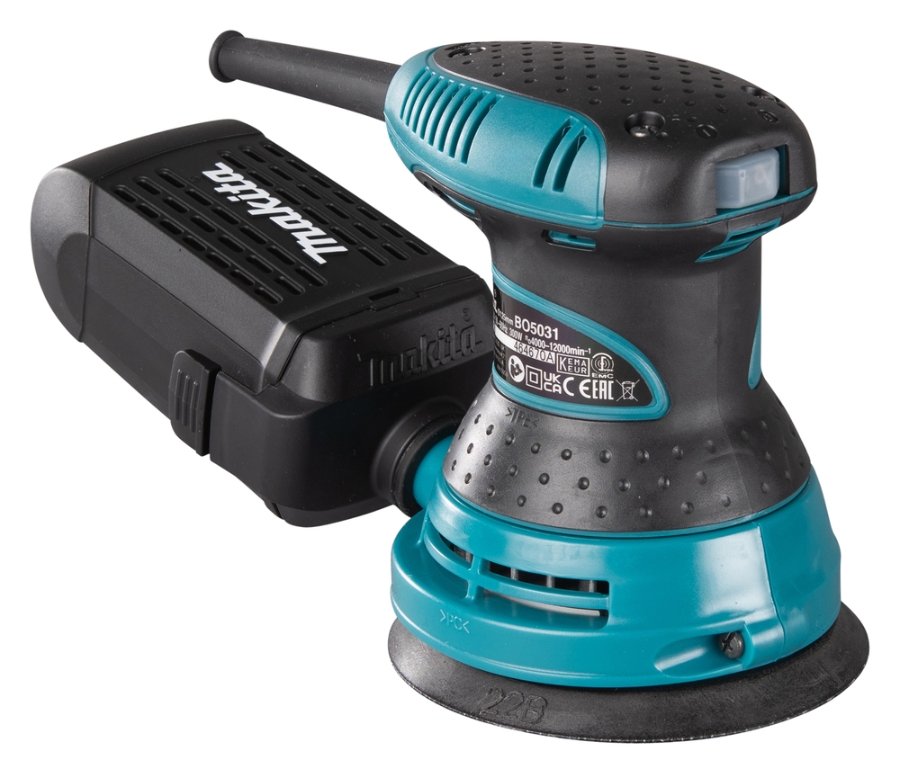 Makita BO5031 Exzenterschleifer 300 W • 4.000-12.000 U/min • 125 mm