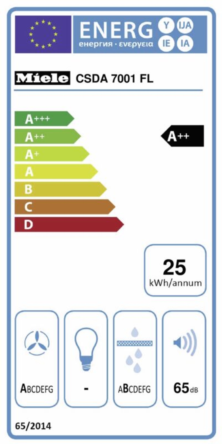 Miele CSDA 7001 FL Smartline Tischlüfter  