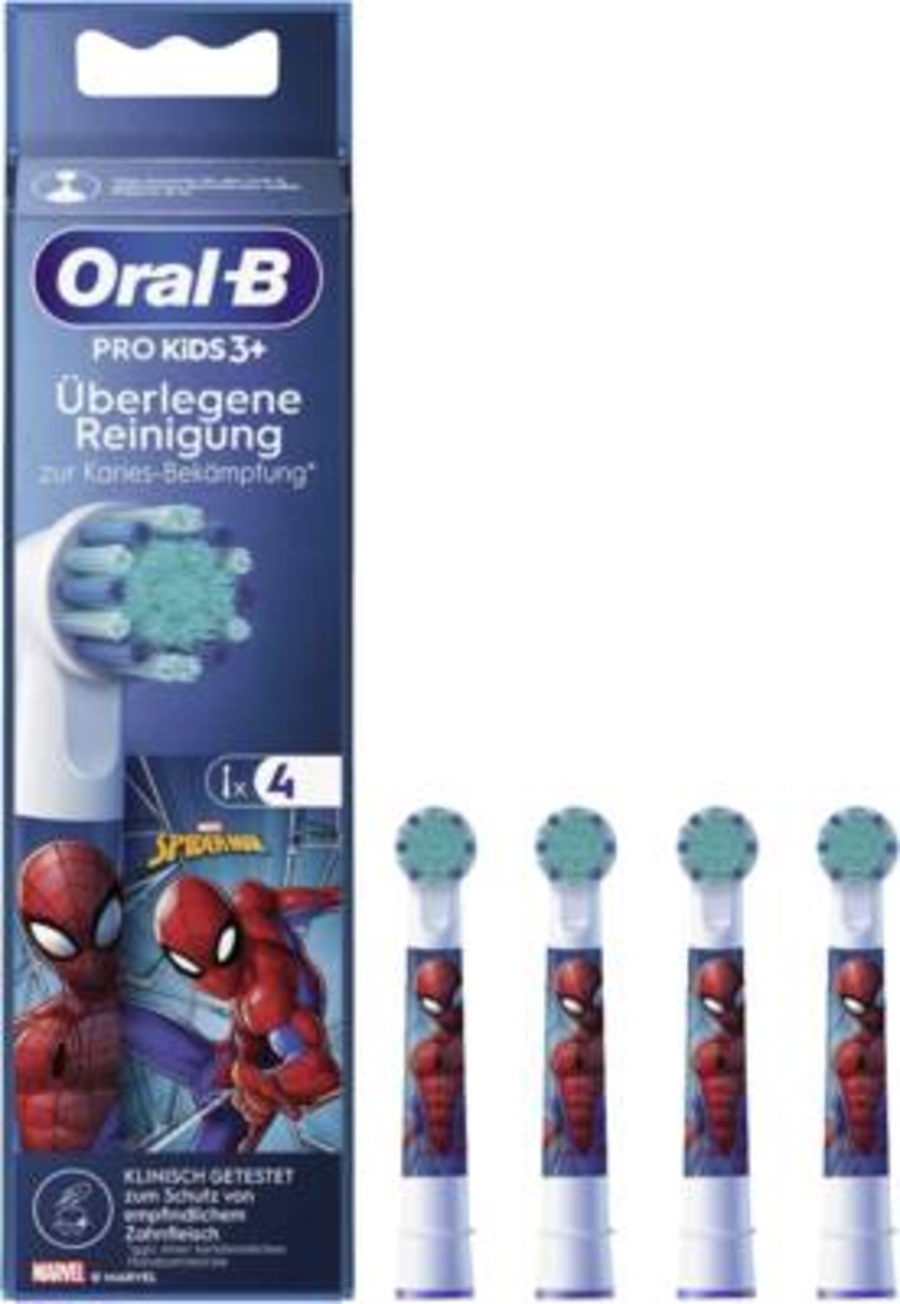 Oral-B Aufsteckbürsten Spiderman 4er 