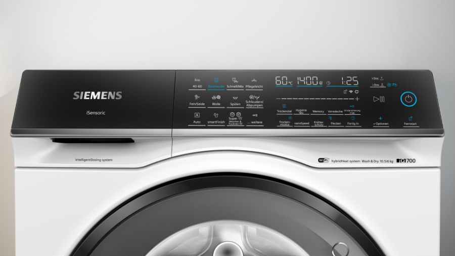 Siemens WN54C2A40 iQ700, Waschtrockner, 10.5/6 kg, 1400 U/min 