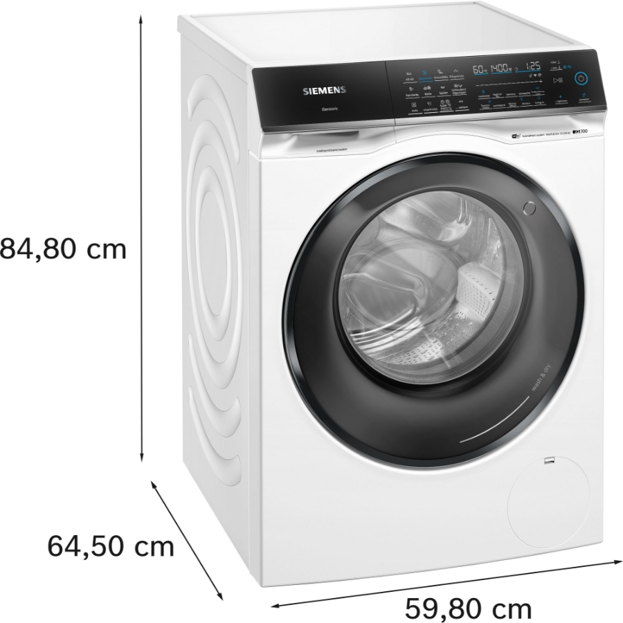Siemens WN54C2A40 iQ700, Waschtrockner, 10.5/6 kg, 1400 U/min 