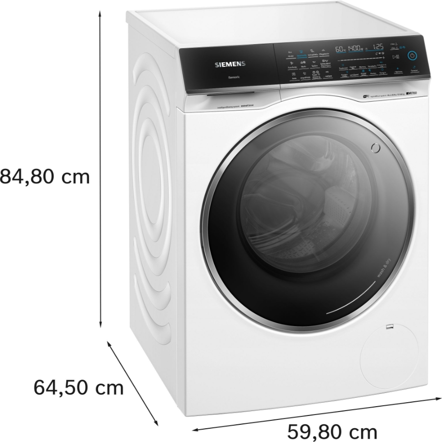 Siemens WN54C2A90 iQ700 Waschtrockner, 10.5/6 kg, 1400 U/min. 