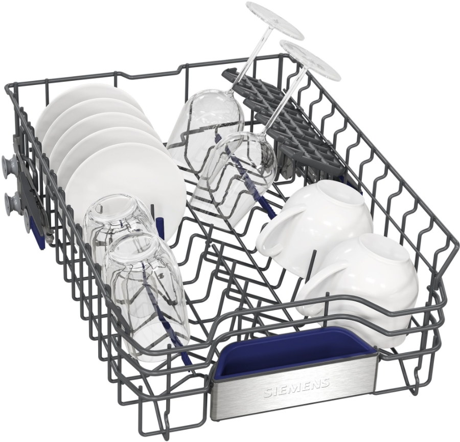 Siemens SR65YX08ME iQ500 Geschirrspüler Einbau vollintegriert ,45 cm mit Besteckschublade und Zeolith-Trocknung ,emotionLight 