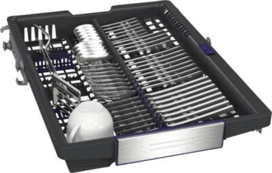 Siemens SR65YX08ME iQ500 Geschirrspüler Einbau vollintegriert ,45 cm mit Besteckschublade und Zeolith-Trocknung ,emotionLight 