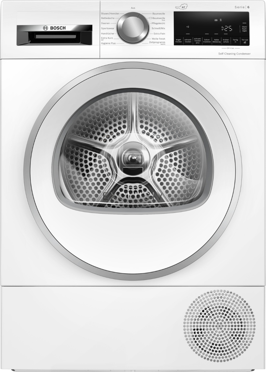 Bosch WQG245D5AT Serie 6 Wärmepumpen-Trockner 9 kg A+++ Selbstreinigender Kondensator,Auto Dry