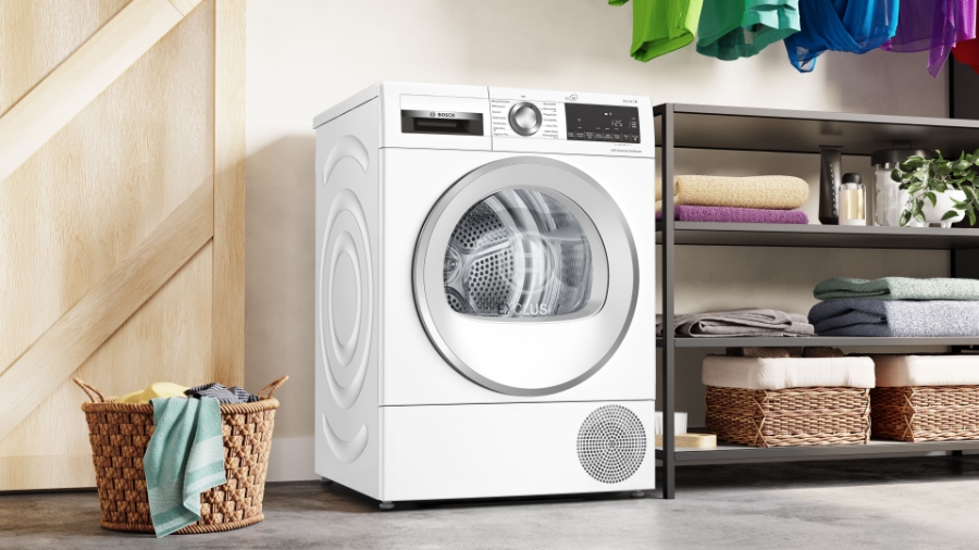 Bosch WQG245D5AT Serie 6 Wärmepumpen-Trockner 9 kg A+++ Selbstreinigender Kondensator,Auto Dry