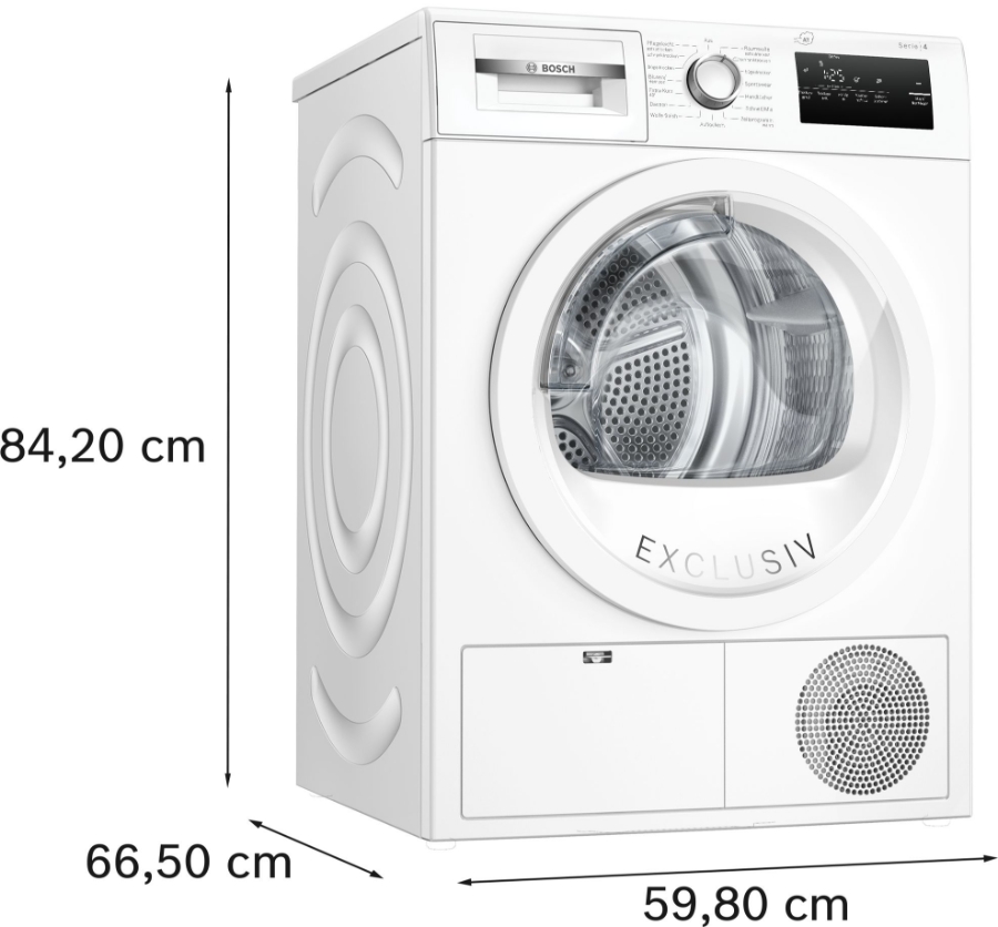 Bosch WTH85VU5AT Serie 4 Wärmepumpen-Trockner  8 kg A++ Auto Dry