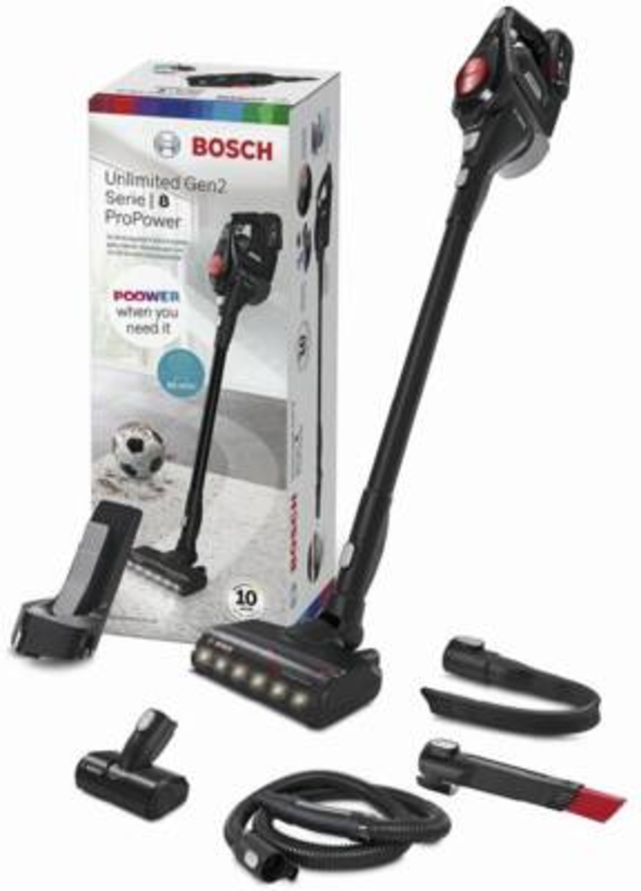 Bosch BKS821MPOW Unlimited 8 Gen2 ProPower Akku-Staubsauger Schwarz
