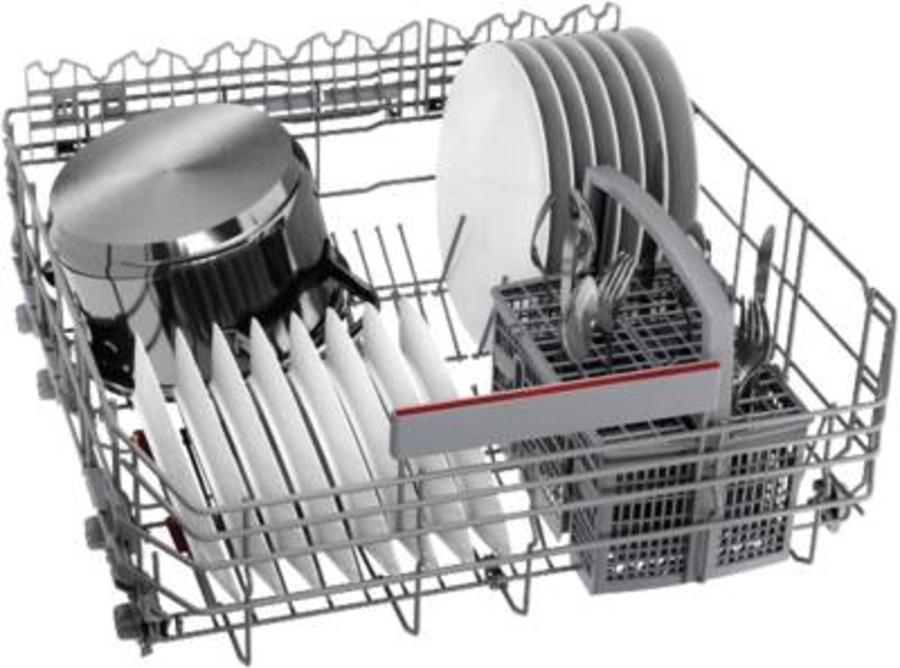 Bosch EXCLUSIV SMS4EBI01D Serie 4 Freistehender Geschirrspüler, 60 cm  Home Connect Silver Inox