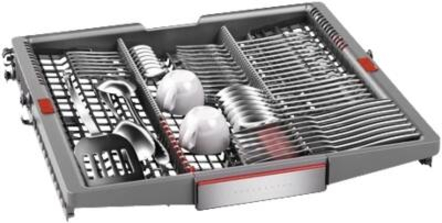 Bosch SMI8TCS00D Select Line Serie 8 Teilintegriert Geschirrspüler 60 cm, Edelstahl mit Besteckschublade, Home Connect