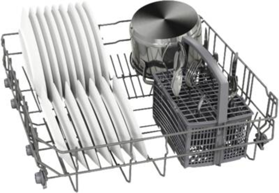 Bosch SMI8TCS00D Select Line Serie 8 Teilintegriert Geschirrspüler 60 cm, Edelstahl mit Besteckschublade, Home Connect