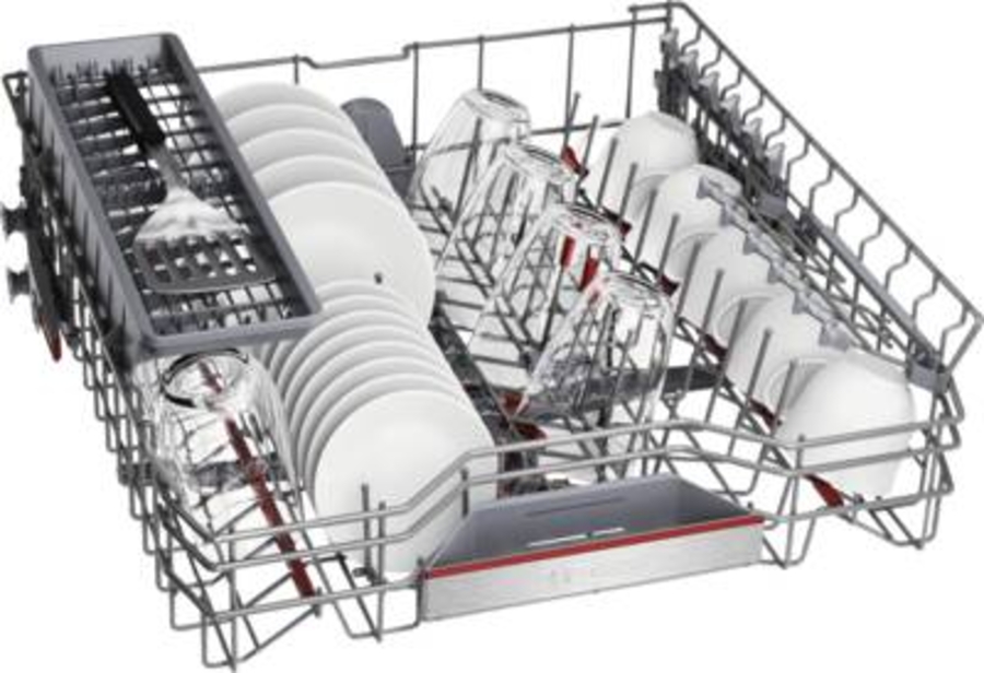 Bosch SMI4EBS01D Serie 4 Teilintegrierter Geschirrspüler, 60 cm  Edelstahl, Home Connect