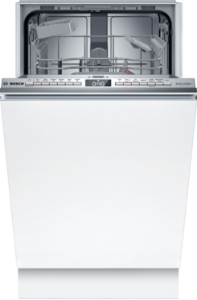 Bosch SPD4ELX01D Serie 4 Vollintegrierter Geschirrspüler, 45 cm Home Connect,Statusprojektion (InfoLight)