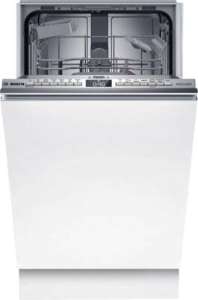 Bosch SPD4ELX01D Serie 4 Vollintegrierter Geschirrspüler, 45 cm Home Connect,Statusprojektion (InfoLight)