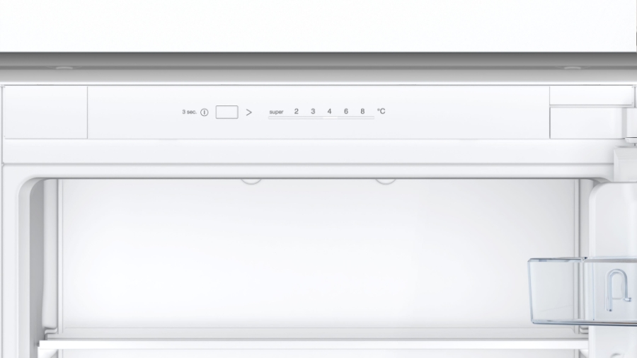 Bosch KIV87NSE0 Serie 2  Einbau-Kühl-Gefrier-Kombination mit Gefrierbereich unten,177.2 x 54.1 cm, Schleppscharnier