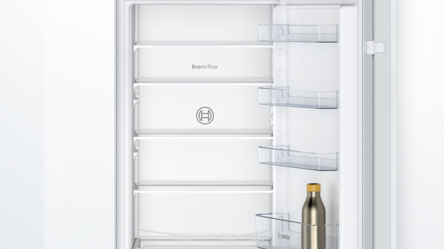 Bosch KIV87NSE0 Serie 2  Einbau-Kühl-Gefrier-Kombination mit Gefrierbereich unten,177.2 x 54.1 cm, Schleppscharnier
