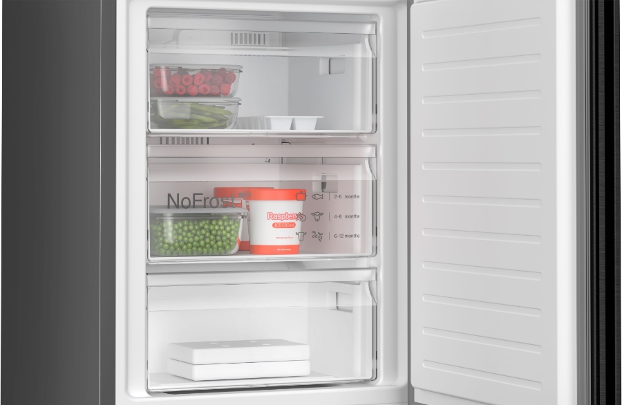 Bosch KGN39EXCF Select Line Serie 4 Kühl-Gefrier-Kombination Freistehende,  NoFrost, Fleischfach (VitaFresh)