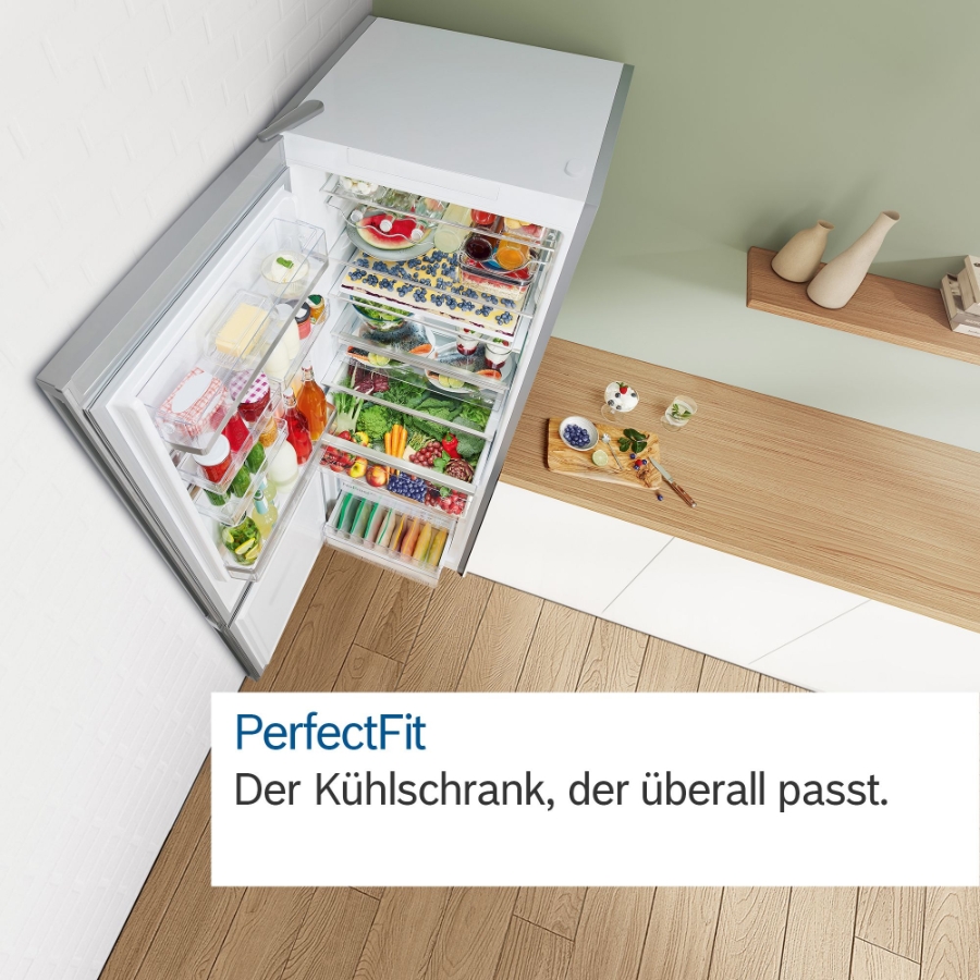 Bosch KGN39EXCF Select Line Serie 4 Kühl-Gefrier-Kombination Freistehende,  NoFrost, Fleischfach (VitaFresh)