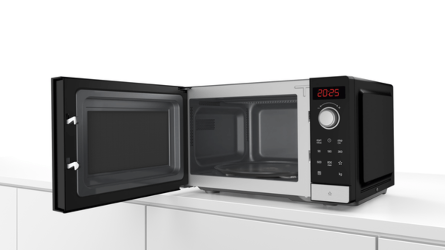 Bosch FFL023MS2 Serie 2  Freistehende Mikrowelle 44 x 26 cm Edelstahl-Schwarz
