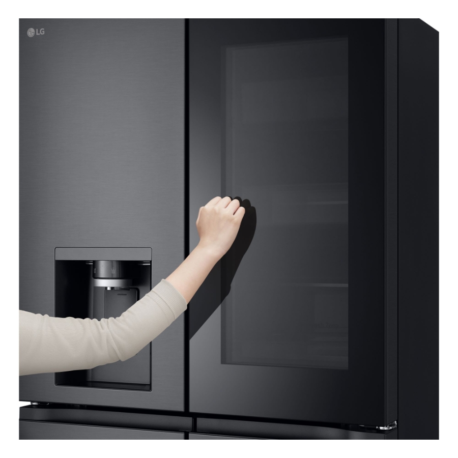 LG GMG960EVJE Side-by-Side mit InstaView® 638 Liter  Eis-, Crushed Ice- und Wasserspender |