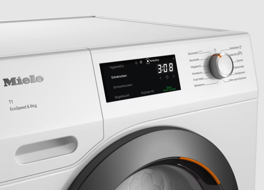 Miele TCF770WP EcoSpeed& 8kg T1 Wärmepumpentrockner weiß